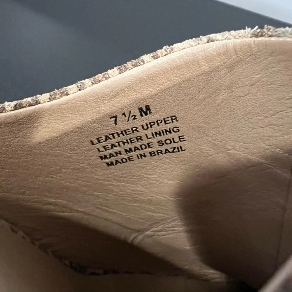 ABLE Rojas Mules Leopard Print Size 7 1/2 - Picture 6 of 8